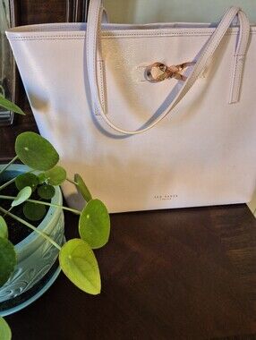 Ted Baker Blush Pink Tote with Gold Accent